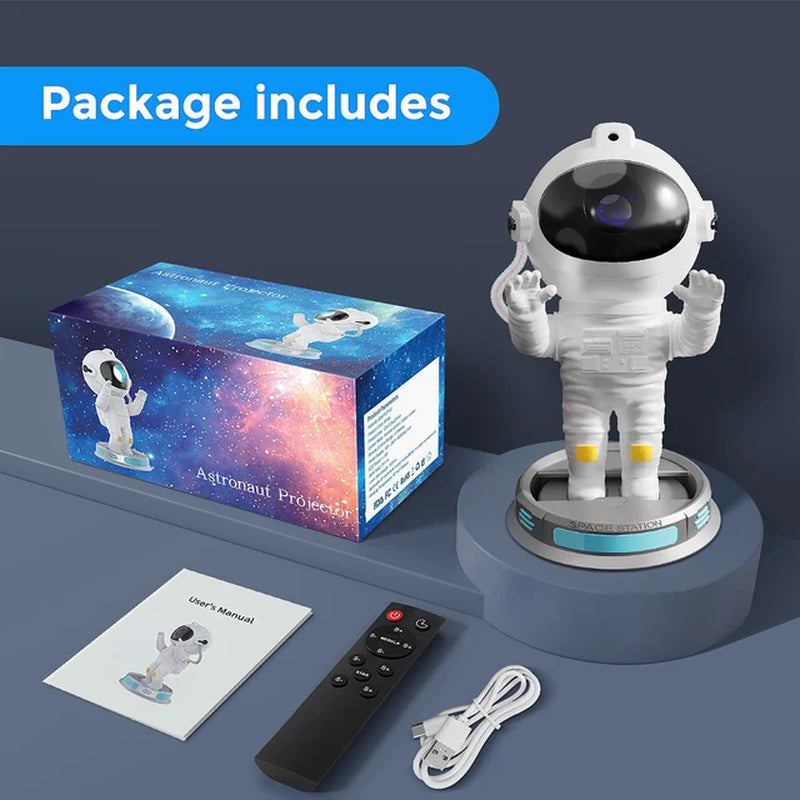 2023 New Astronaut Galaxy Projector USB Starry Project Home Remote Night Light 360 Adjustable