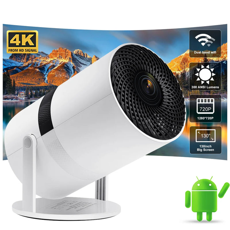 Mini projector Android em 4K HD Portátil