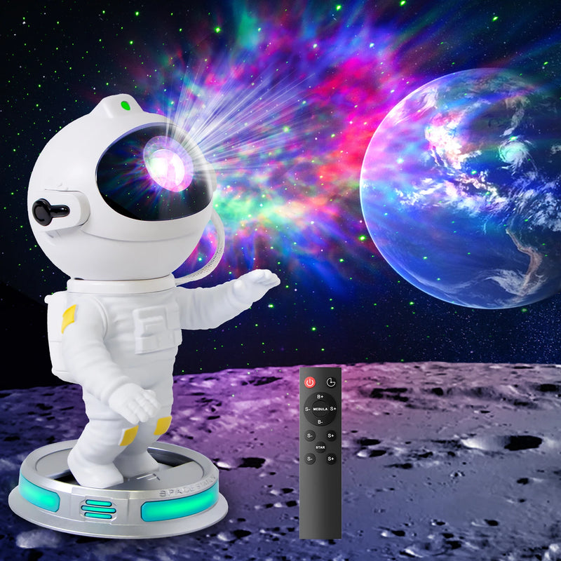 2023 New Astronaut Galaxy Projector USB Starry Project Home Remote Night Light 360 Adjustable