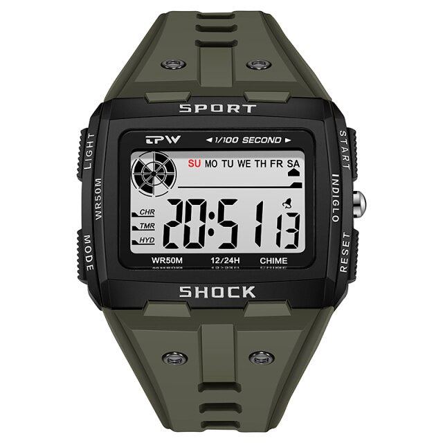 Relógio Digital Militar Masculino Smart Shock