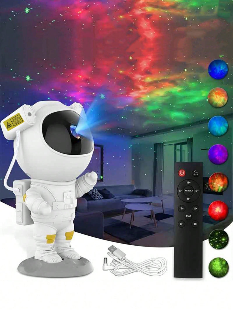 Astronaut Galaxy Projector Starry Night Light, Astronaut Space Projector with Nebula, Timer and Remote Control, Star Light for Bedroom and Ceiling Projector, Gift for Birthday, Christmas, Halloween, Thanksgiving and Kids' Adulthood