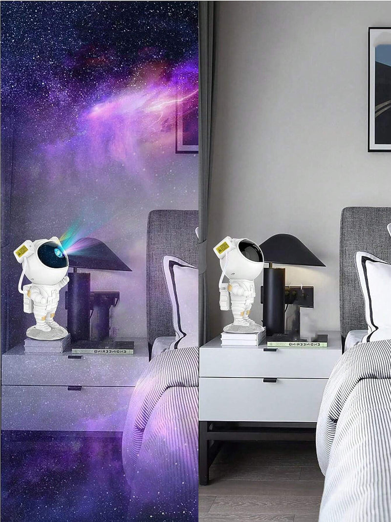 Astronaut Galaxy Projector Starry Night Light, Astronaut Space Projector with Nebula, Timer and Remote Control, Star Light for Bedroom and Ceiling Projector, Gift for Birthday, Christmas, Halloween, Thanksgiving and Kids' Adulthood